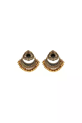 MEERA EARRINGS BLACK