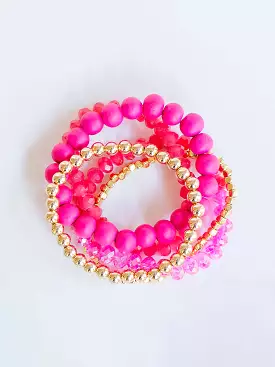 Michelle McDowell | Mandy Bracelet - Hot Pink