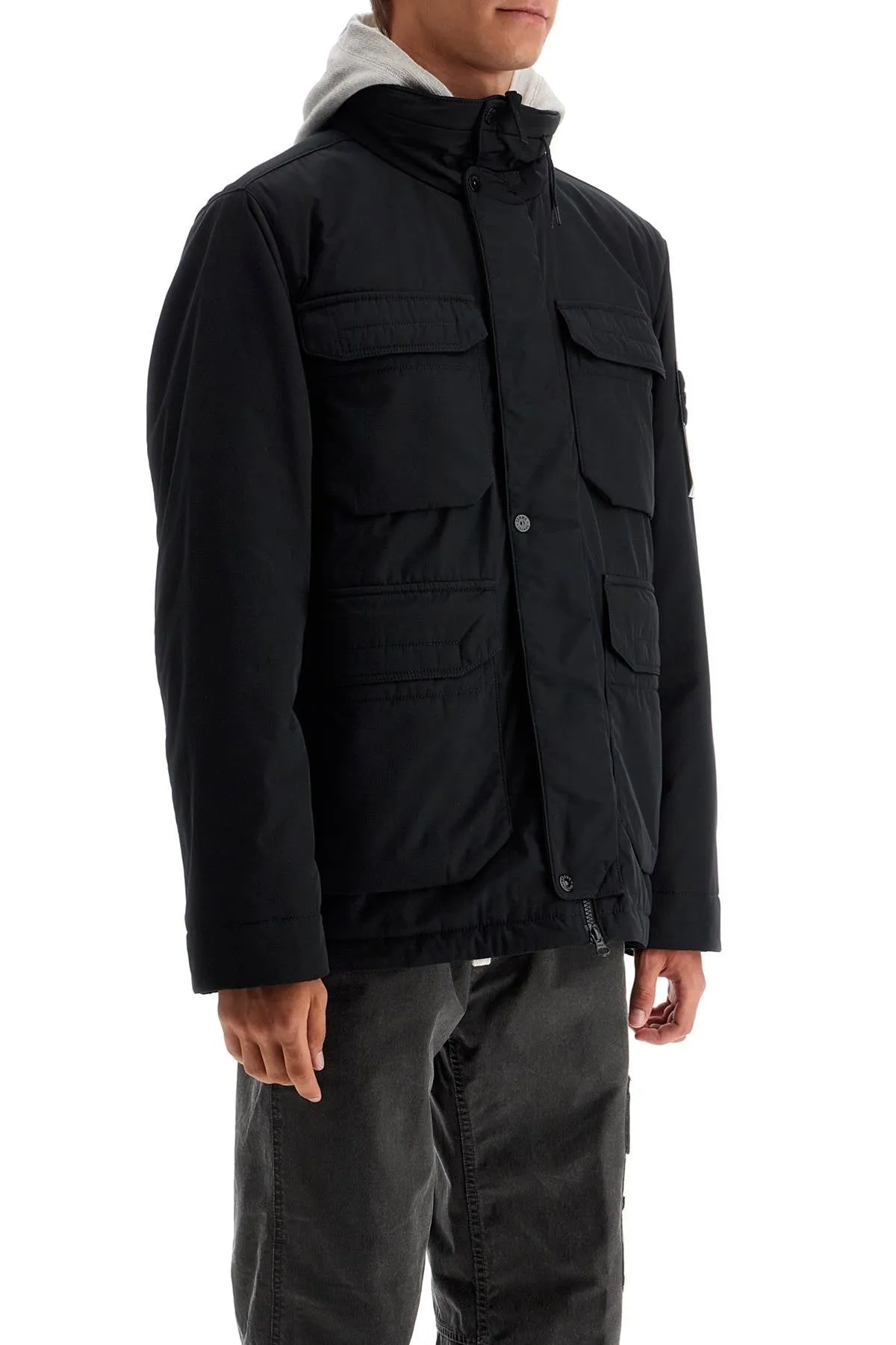 micro twill coat jacket for 811543626 NERO