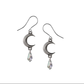 Moon - Crystal Earrings