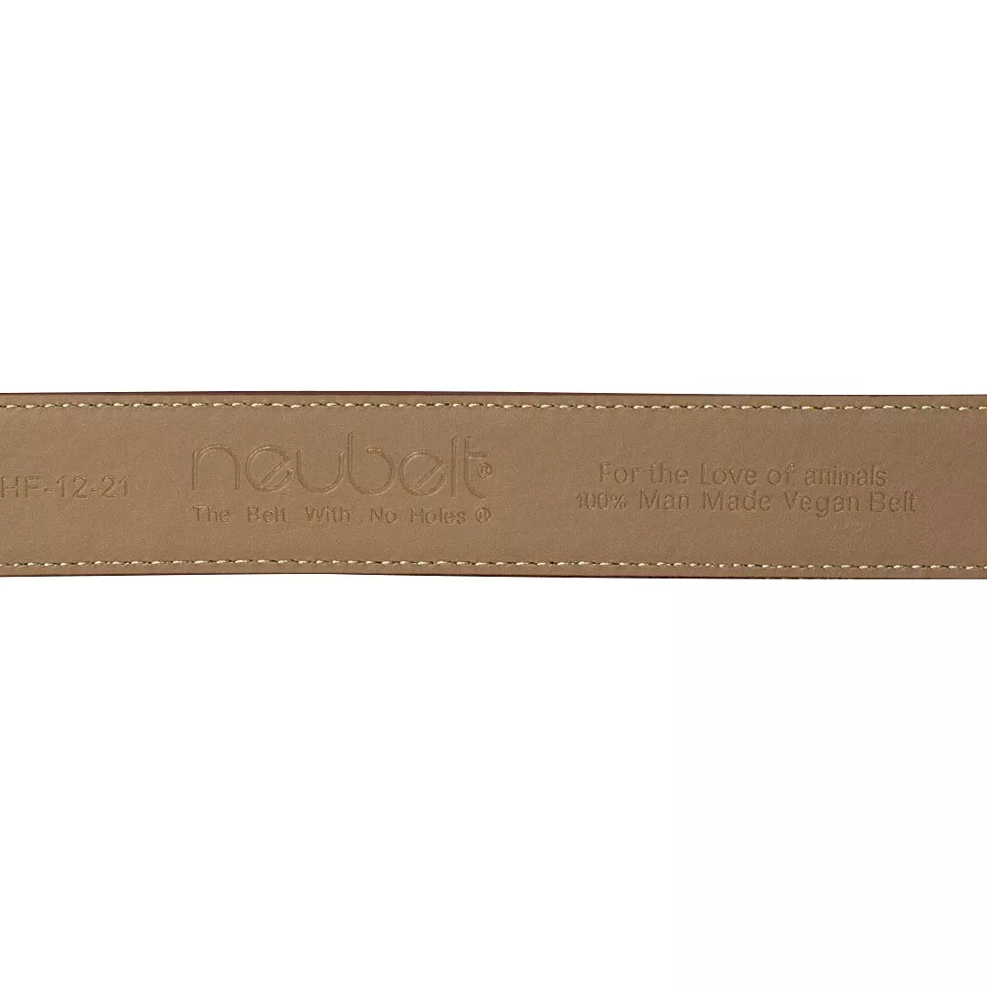 Neubelt Vegan White, 1 3/8 Strap, Golf Belt