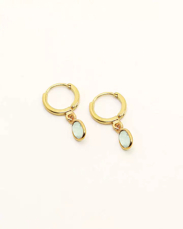 Nila Gaia Earrings - Light Green