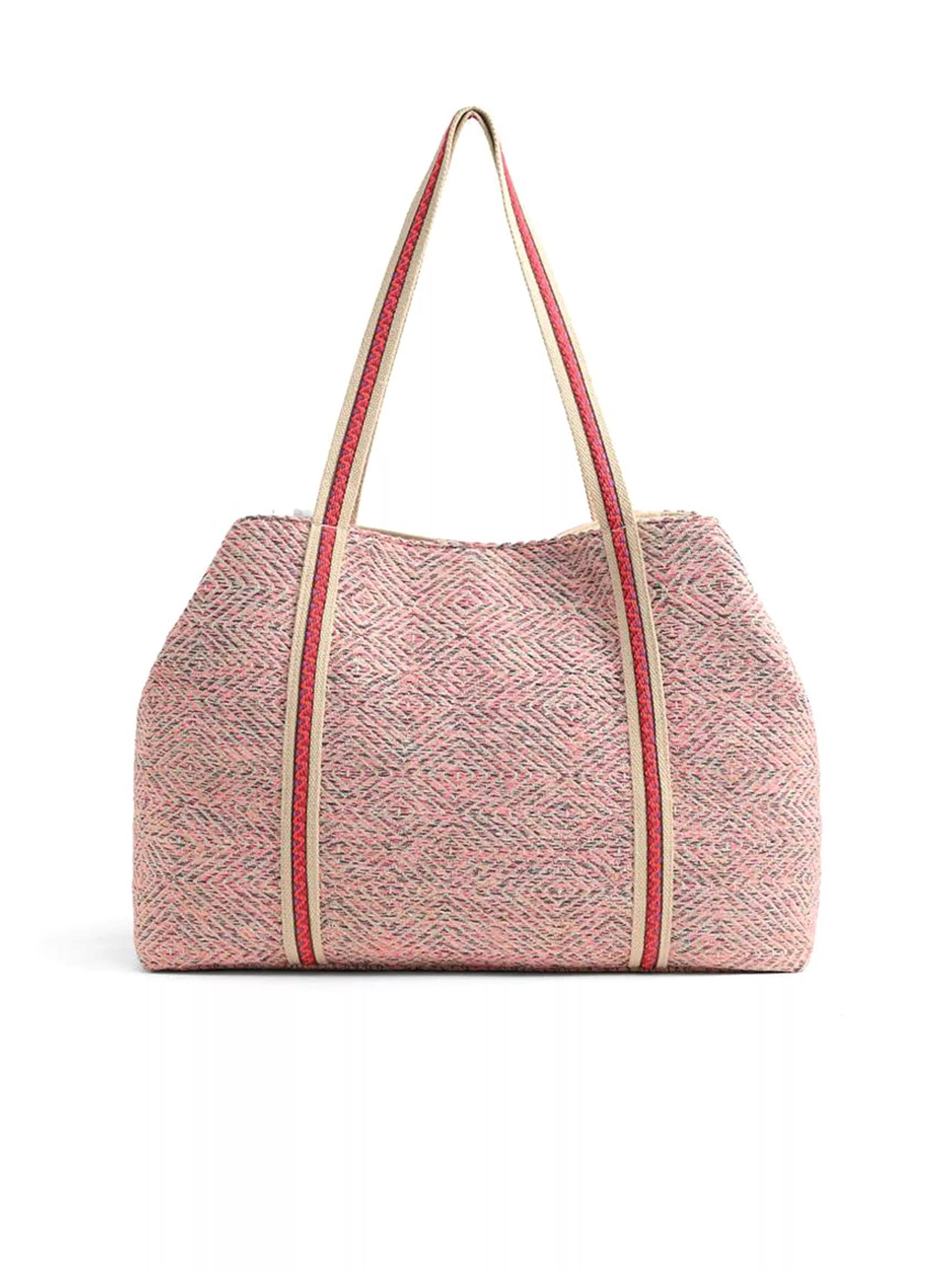 Orange Mauve Ombre Tote