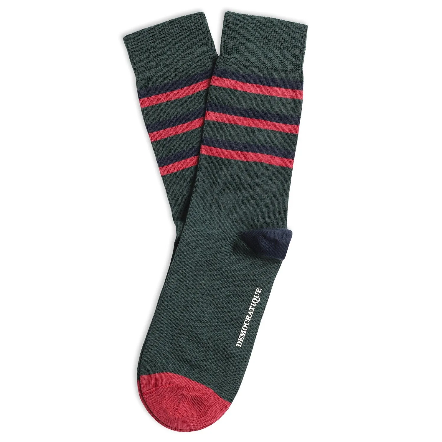 Originals Mix Striped and Solid 3-pack - Forest Green, Navy and Bordeaux