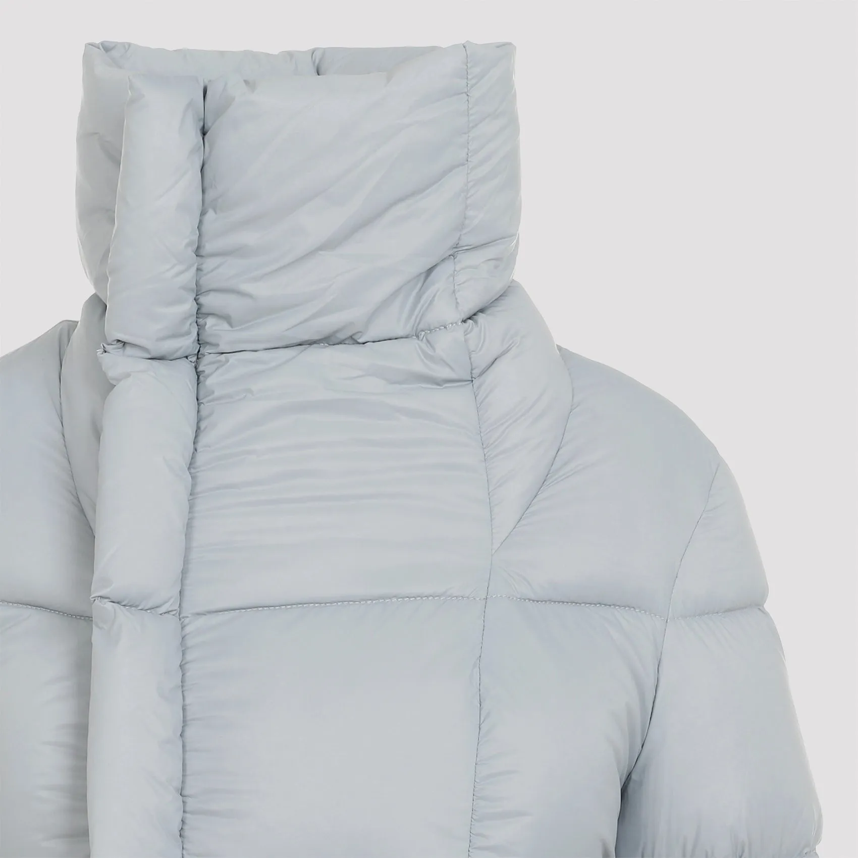 Pale Blue Naska Duvet Polyamide Jacket