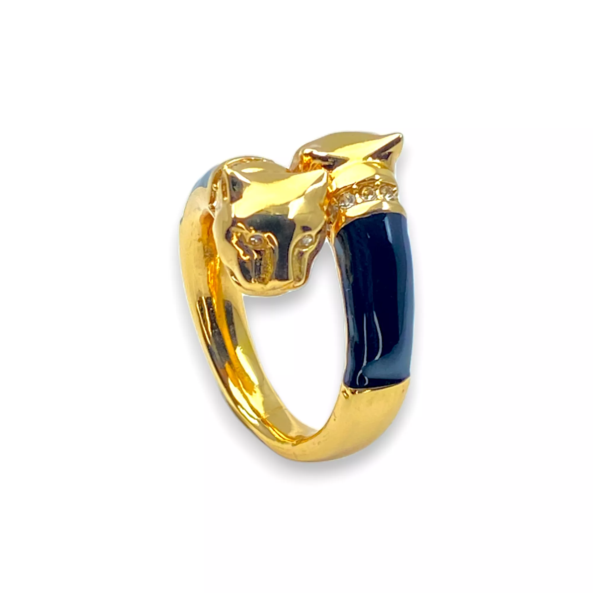 PANTHER RING CONTRARIE BLACK.