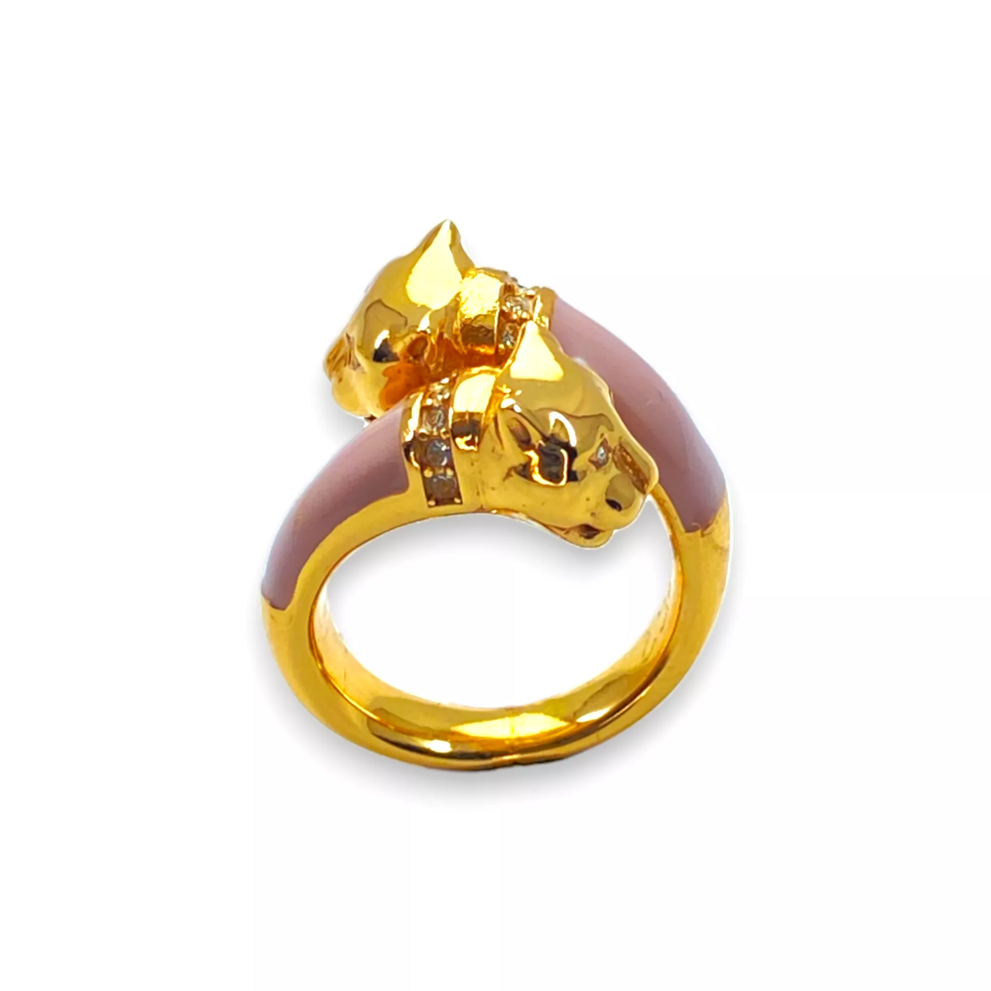 PANTHER RING CONTRARIE' PINK NUDE.