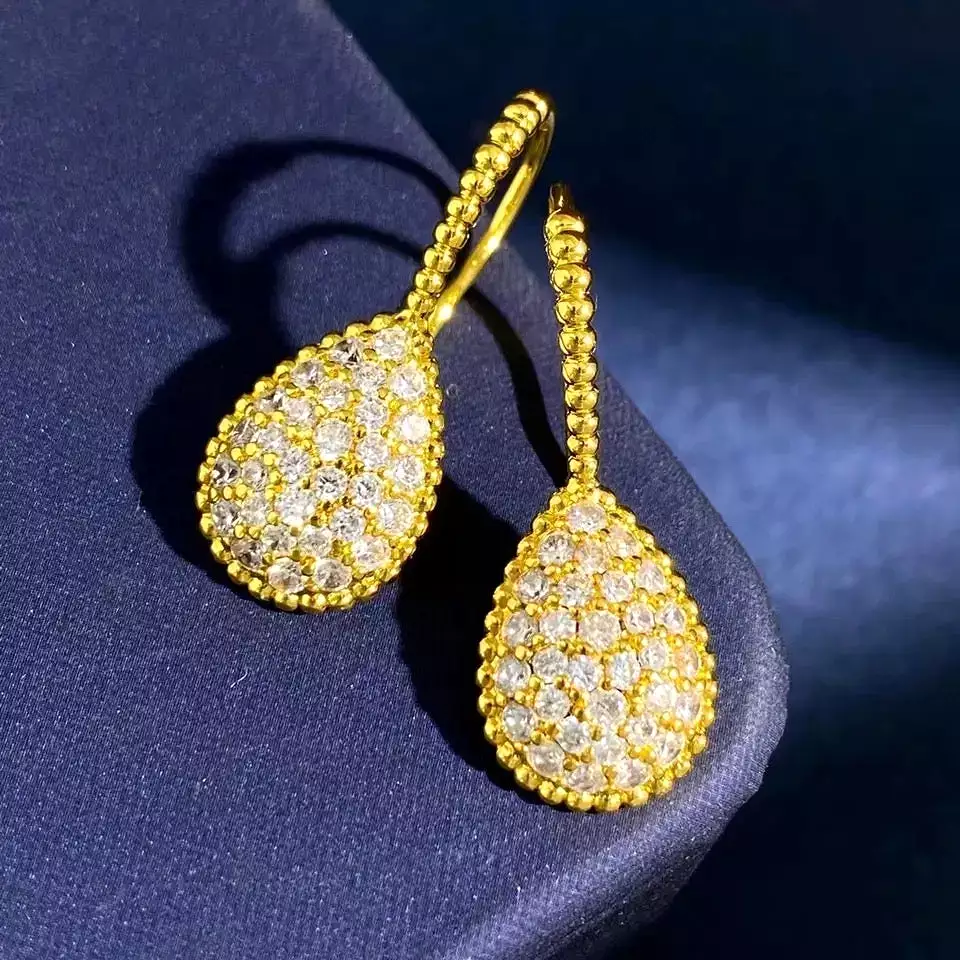 Party Jewelry Earrings For Women Luxury Engagement Geometry Water S3643653