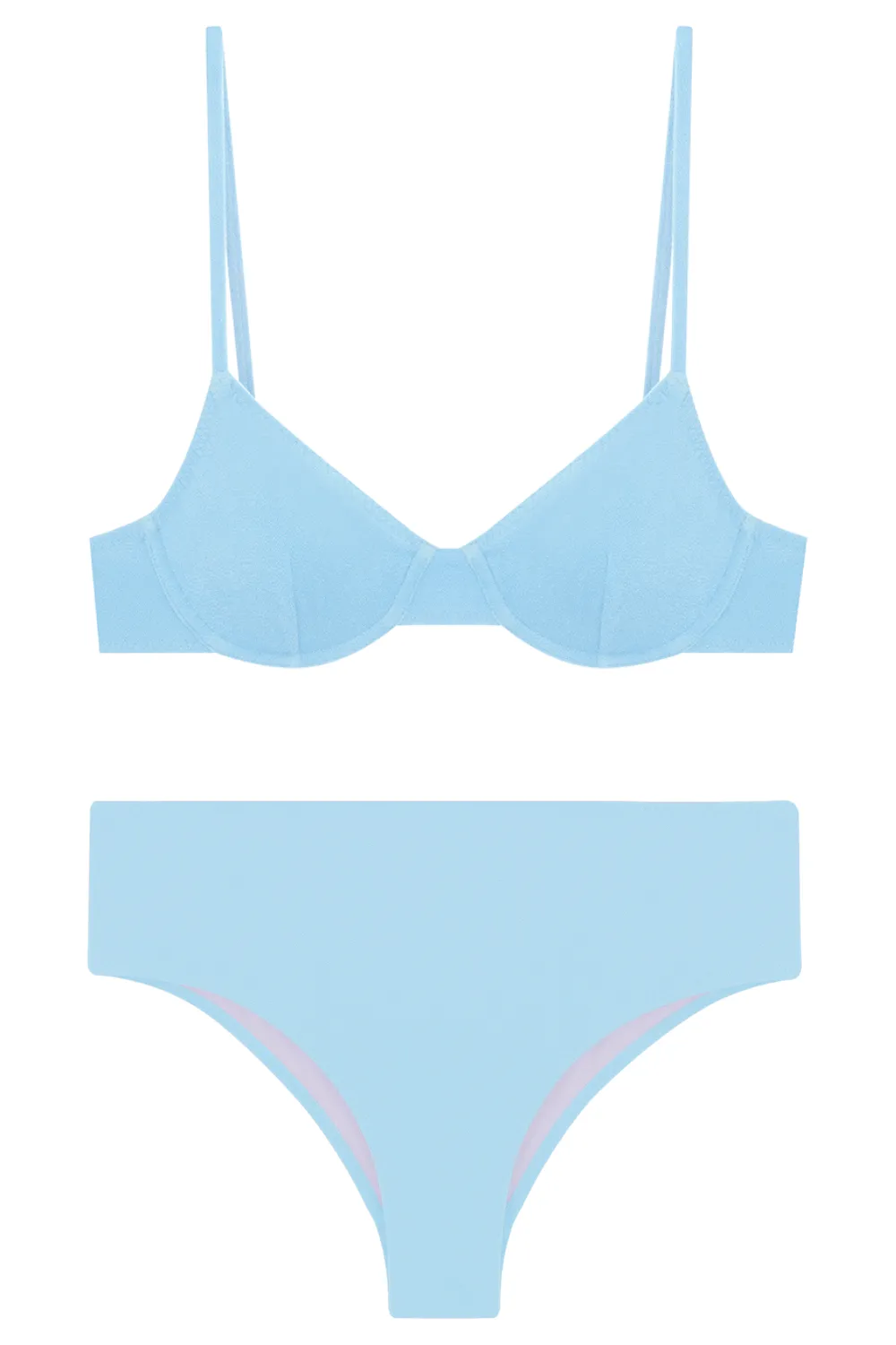 Phoebe Bikini Underwired Top & High Rise Bottom