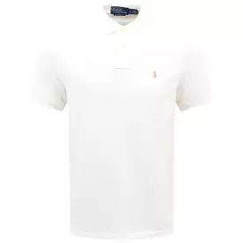 Polo Golf Classic Fit Cotton Knit Polo Shell White - SU24