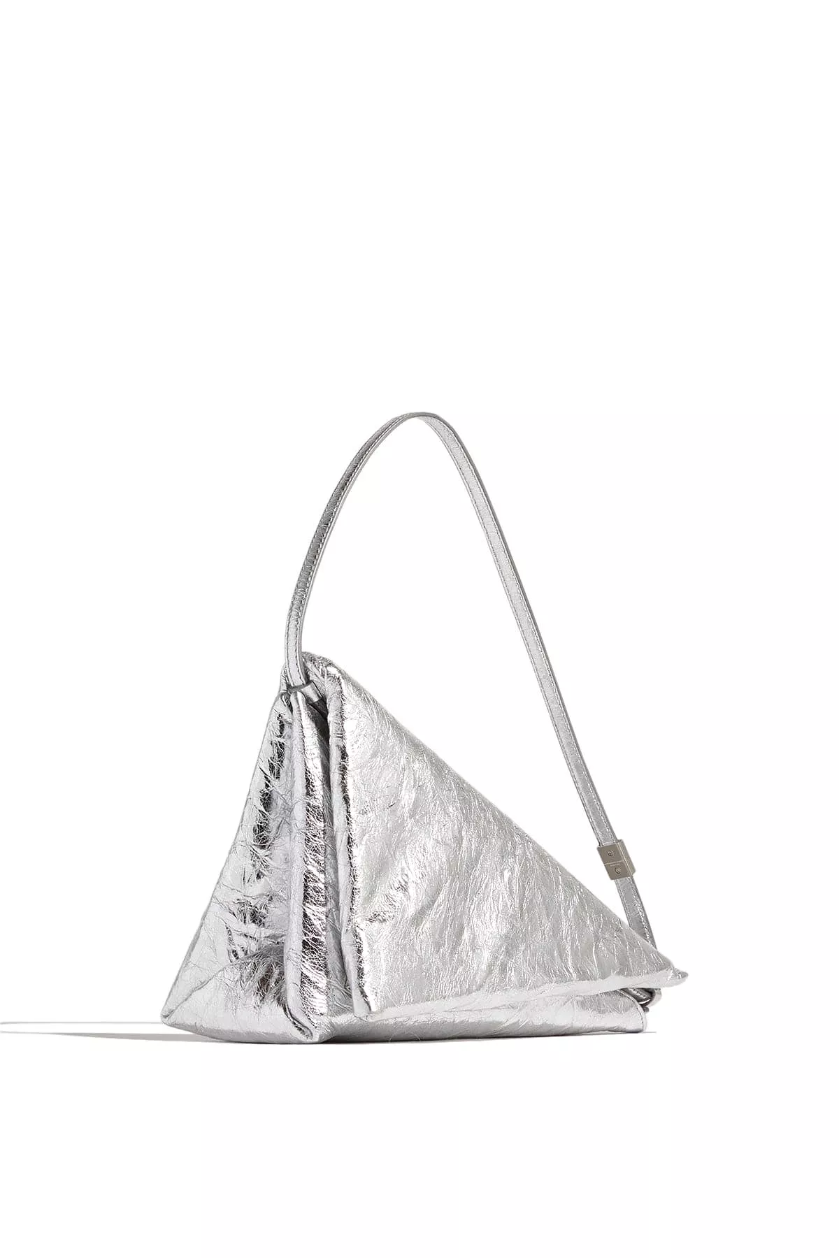 Prisma Triangle Bag in Silver