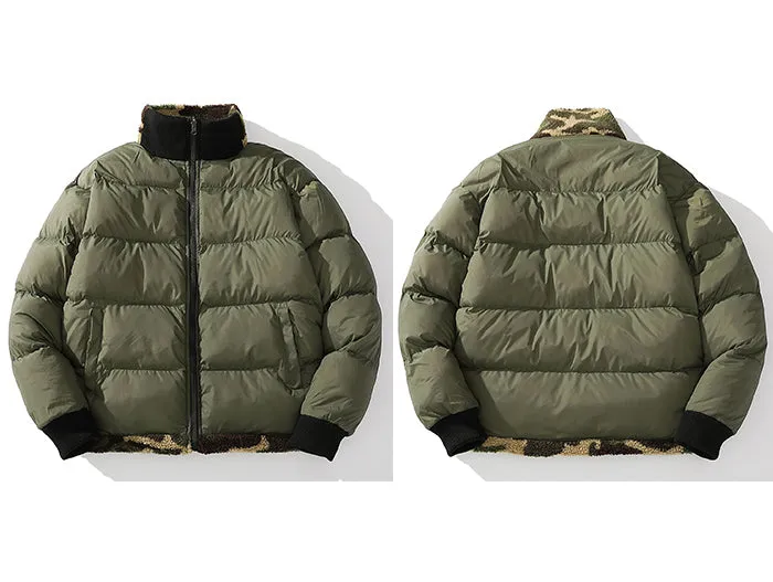 Reversible Borg Zip-Up in Camo