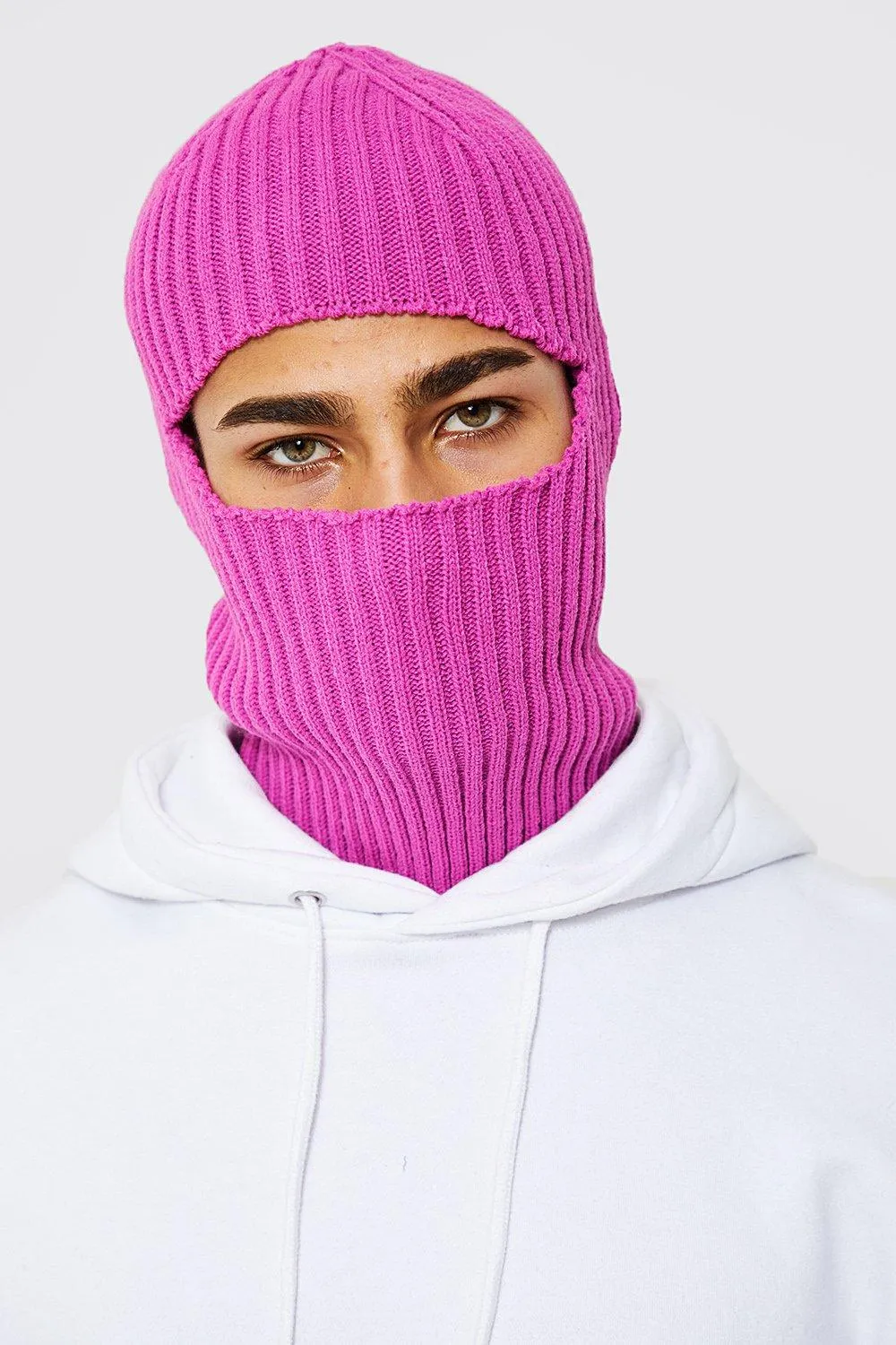 Ribbed Balaclava