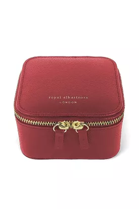 Royal Albartross Luxury Jewelry Box  | The Bonham Red