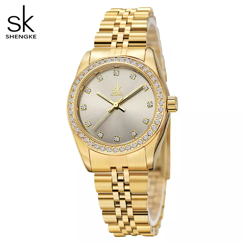 Sk Lady Watch with Diamond Dial