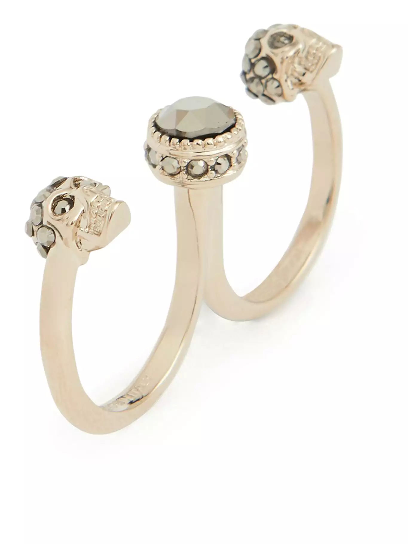 SKULL DOUBLE RING