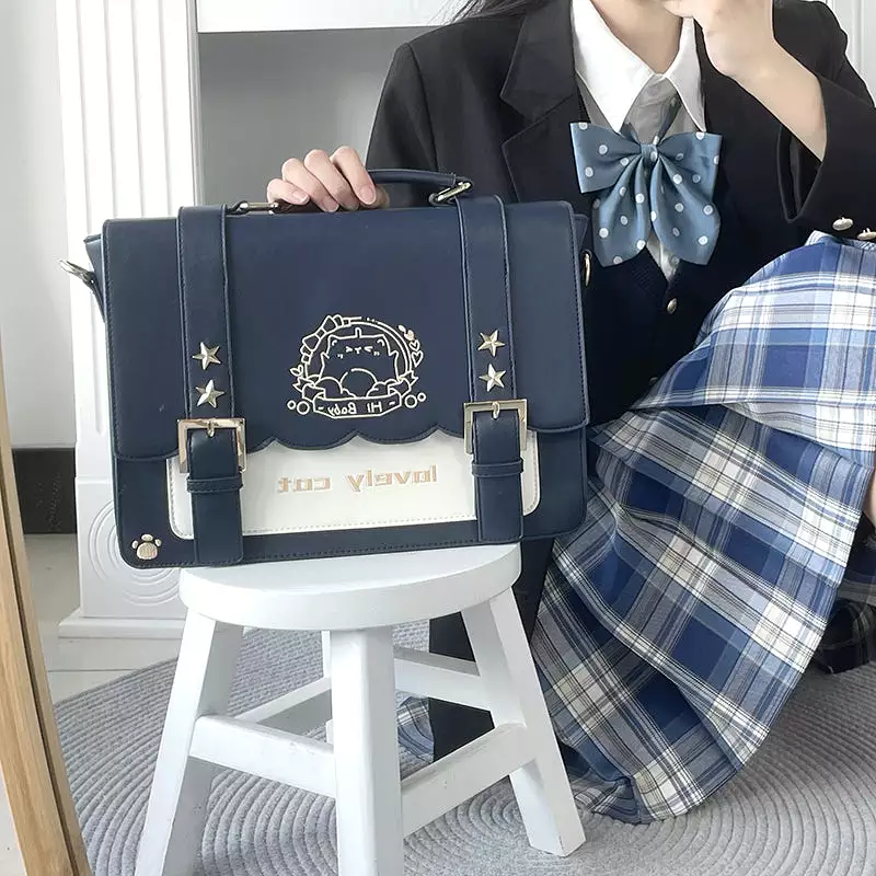 [star cat] Japanese JK uniform Lolita bag by0393