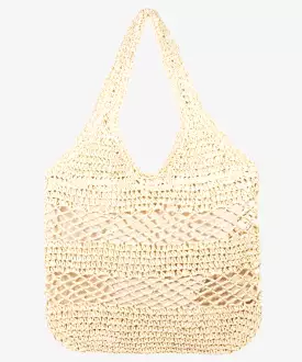 Straw Tote Bag - Ivory