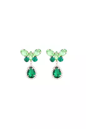 TAKE FLIGHT EARRINGS GREEN