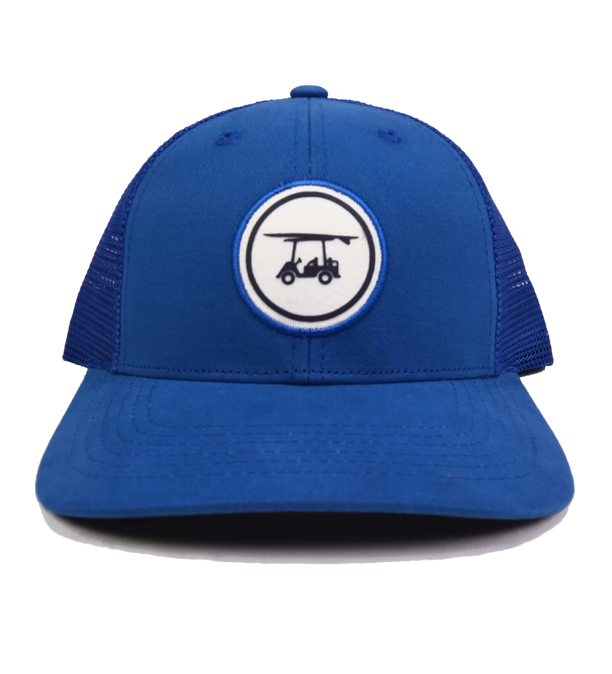 Trucker Hat w/ Circle Logo - Royal Blue