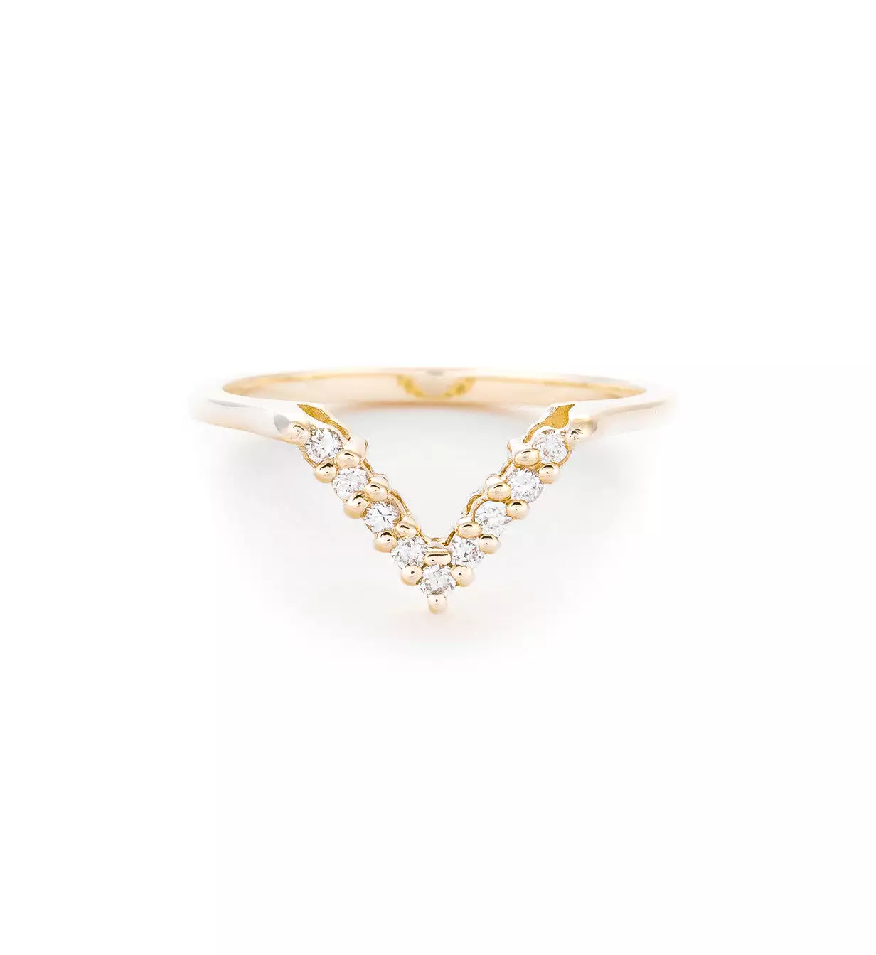 White Diamond Chevron Band