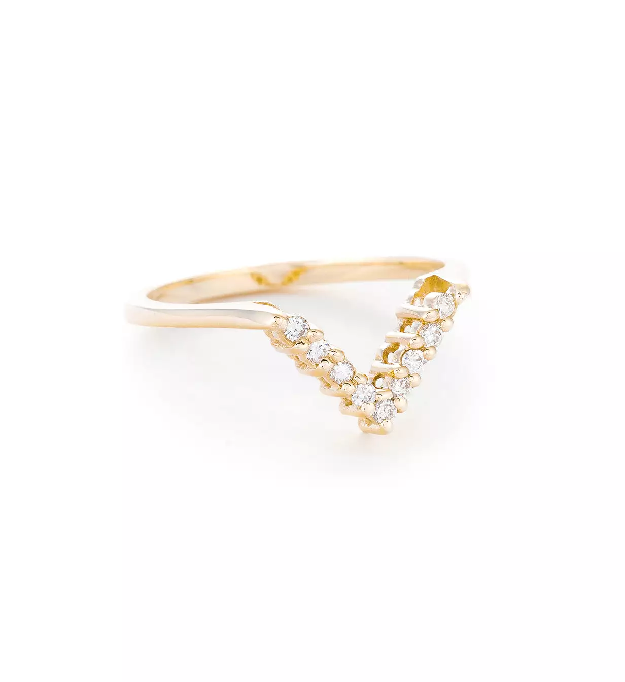 White Diamond Chevron Band