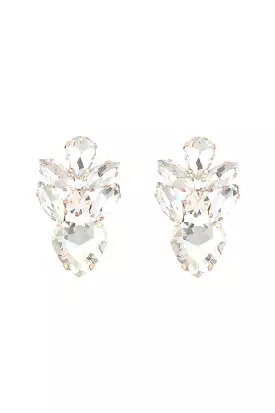 WINGING IT EARRINGS CLEAR