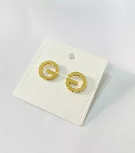 Women Fashion G letter Earrings S4808183