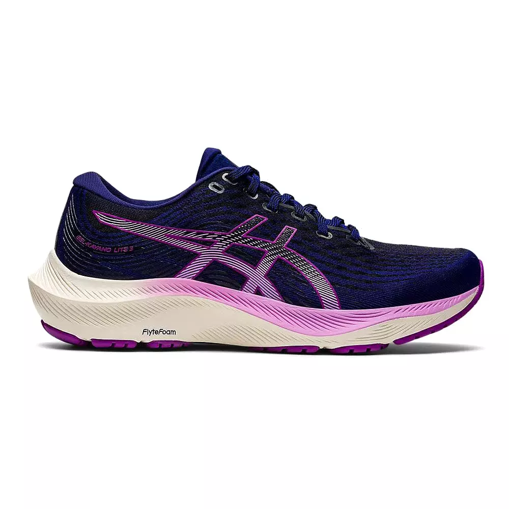 Women's Asics GEL-Kayano Lite 3, Dive Blue/Orchid, 5.5 B Medium