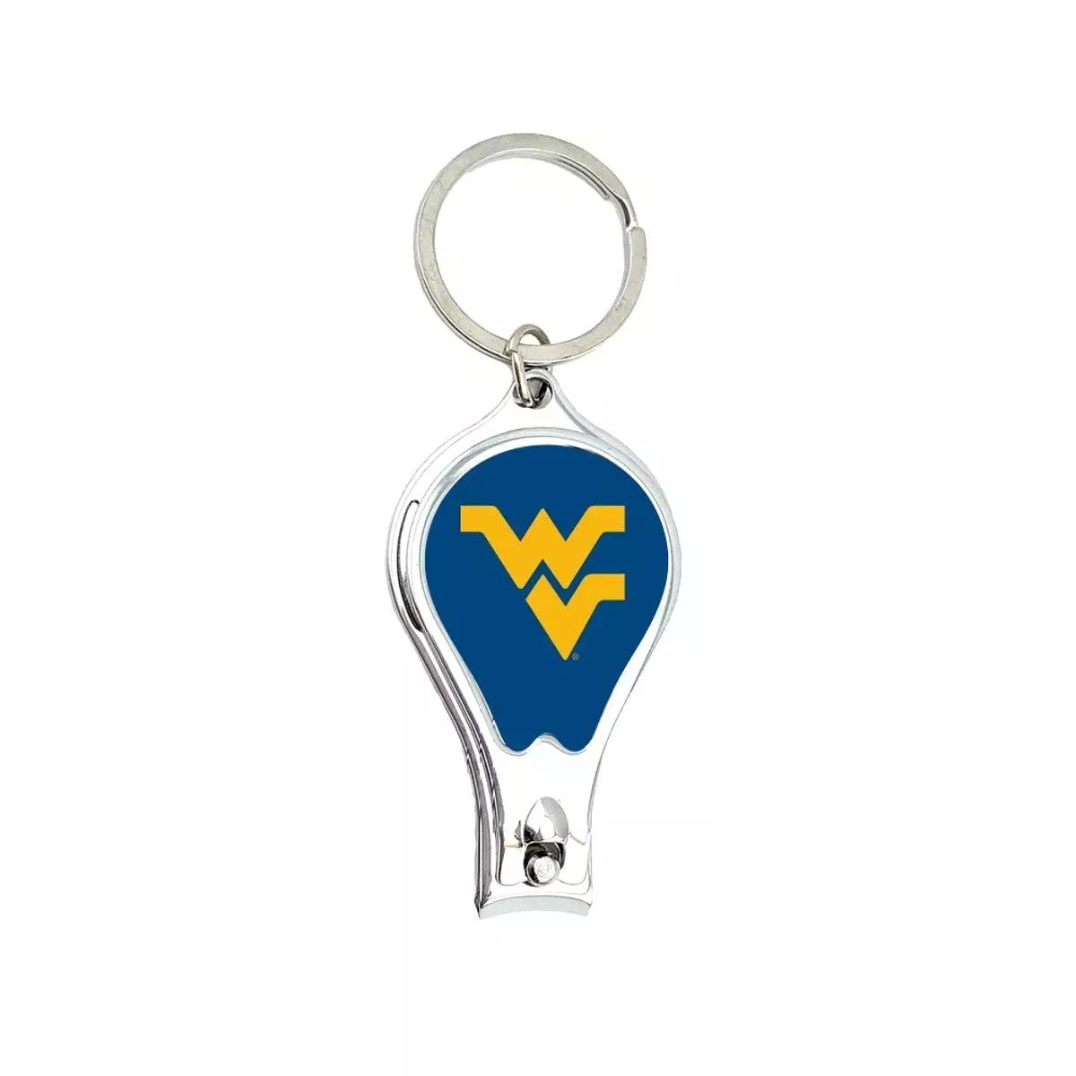 WV NAIL CLIPPERS/BOTTLE OPENER KEY RING